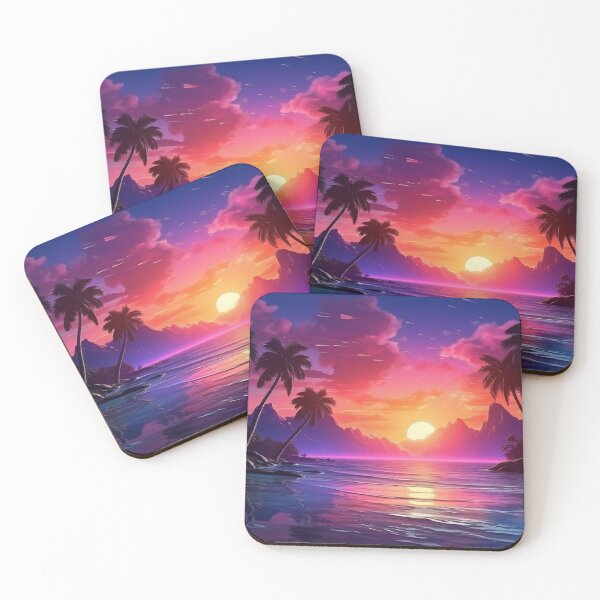 Item preview, Tropical Euphoria: Neon Sunset Harmony designed and sold by Mullet Monkey.