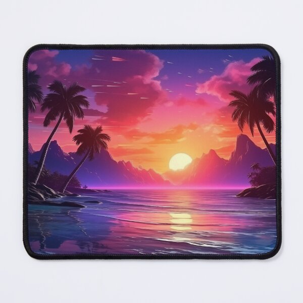 Item preview, Tropical Euphoria: Neon Sunset Harmony designed and sold by Mullet Monkey.