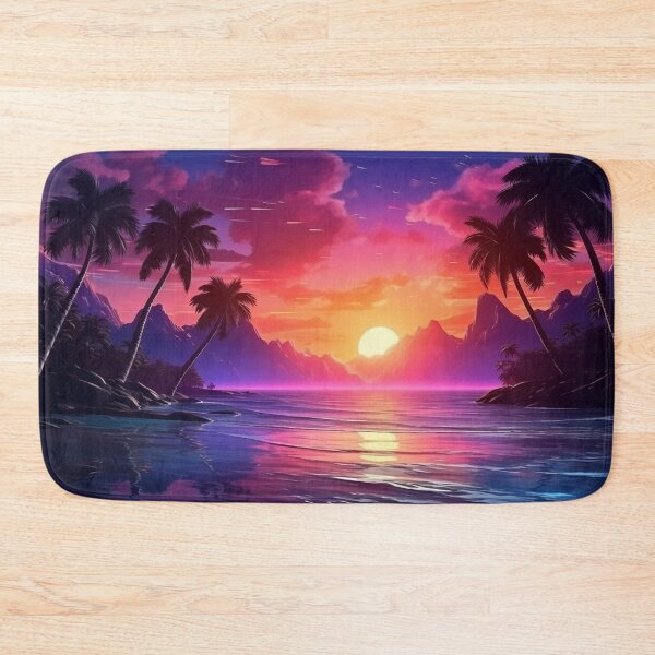 Item preview, Tropical Euphoria: Neon Sunset Harmony designed and sold by Mullet Monkey.