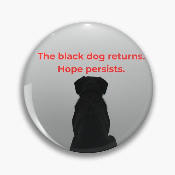 Item preview, The Black Dog of Depression Affects Many but Hope Persists. designed and sold by Artmugic.
