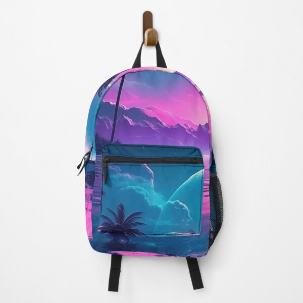 Item preview, Neon Tropic Dreams: Luminous Synthwave Retreat designed and sold by Mullet Monkey.