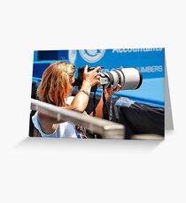 Heavy lifting photography Greeting Card