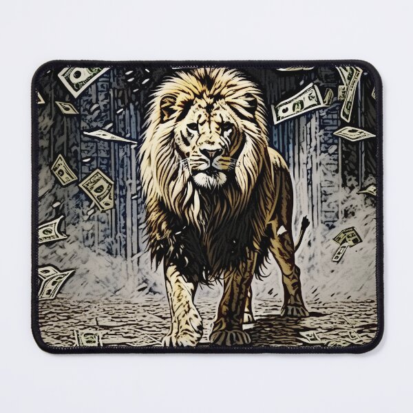 Item preview, lion money tileartwork 2024 designed and sold by tileartwork.