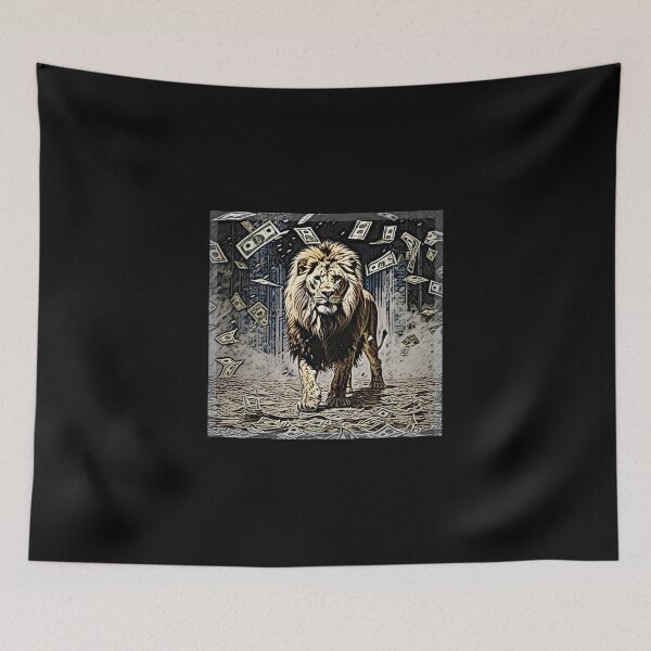 Item preview, lion money tileartwork 2024 designed and sold by tileartwork.