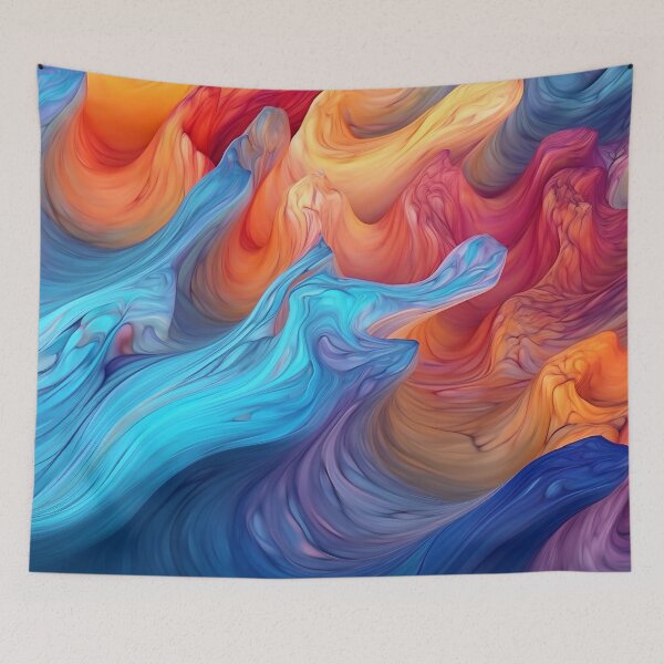 Item preview, Abstract Art in beautiful colors designed and sold by KingExpressions.