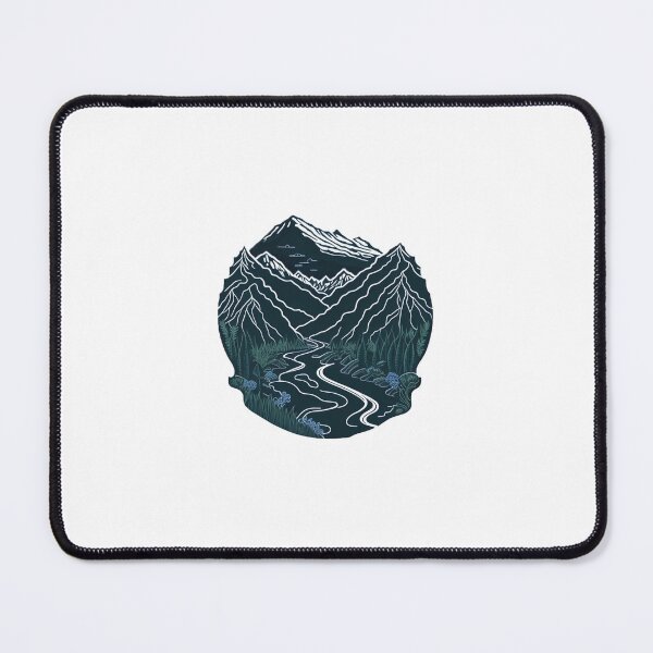 Item preview, Moonlit Mountain Path Illustration designed and sold by Daniel Haddad.