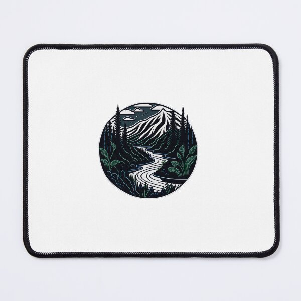 Item preview, Enchanted Alpine River Artwork designed and sold by Daniel Haddad.