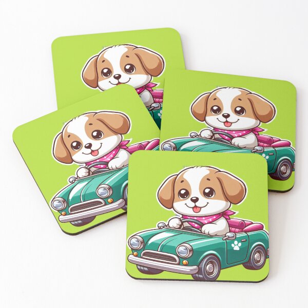 Item preview, Cute puppy driving car. designed and sold by moni0490.