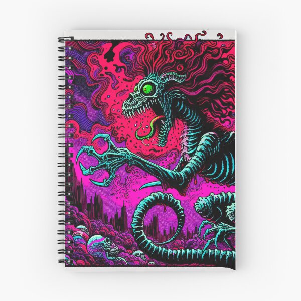 Item preview, Trippy Psychedelic Evil Skull Dragon designed and sold by AIPixelMaster.