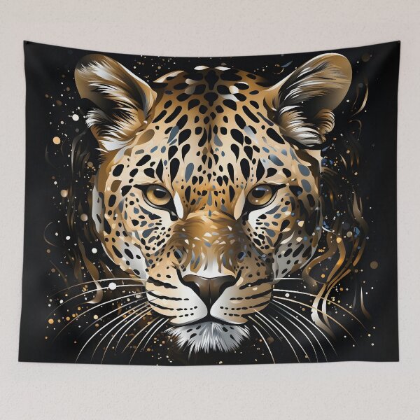 Item preview, Hand drawn Pointillism art animal print designed and sold by dcrc.