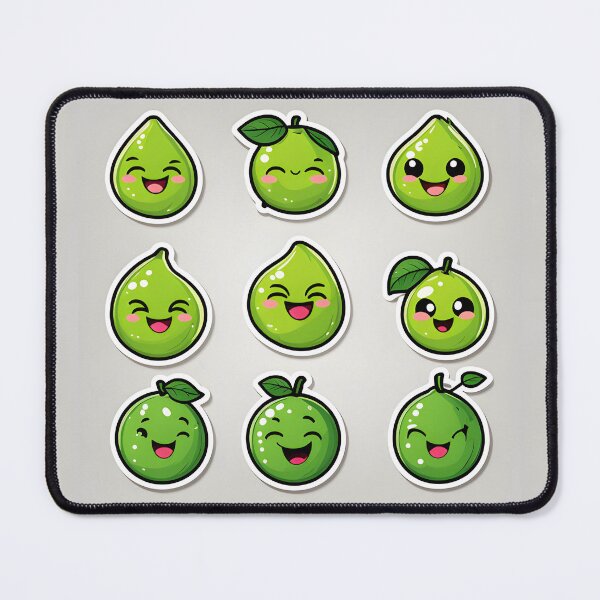 Item preview, cute lime kawaii  designed and sold by krishnajit22.