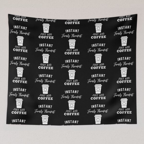 Item preview, Terapeuta Familiar instantáneo solo agrega café designed and sold by greenbluearts.