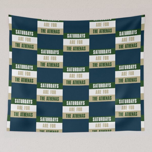 Item preview, Saturdays are for The Athenas, Scripps College designed and sold by EleganzaHome.