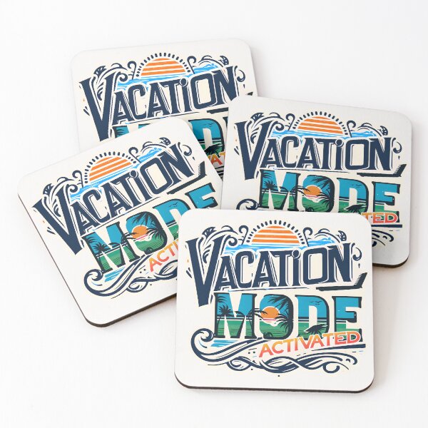 Item preview, Vacation Mode Activated, typography designed and sold by maxmaj.
