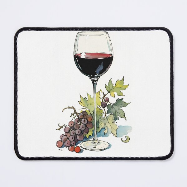 Item preview, red wine and grape vine designed and sold by optimusprime39.