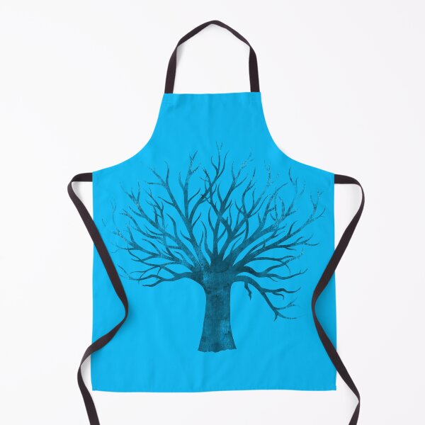 Item preview, Barren Winter Tree in Turquoise and Blue designed and sold by KathyLav.