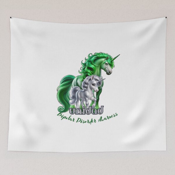 Item preview, Bipolar Disorder Awarness Unicorns Dad Son designed and sold by kylmllr101684.