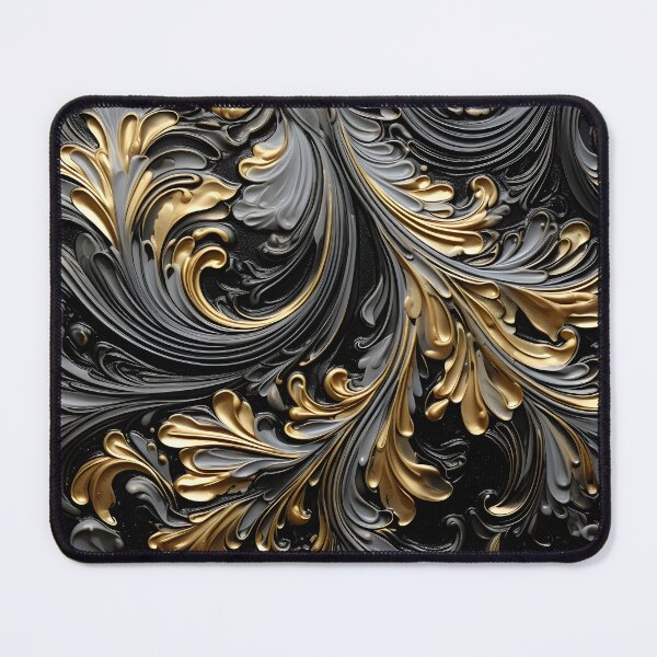 Item preview, Black and gold textured pattern designed and sold by dcrc.