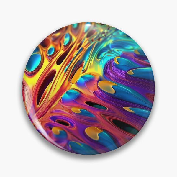 Item preview, Abstract Art in Neon colors designed and sold by KingExpressions.