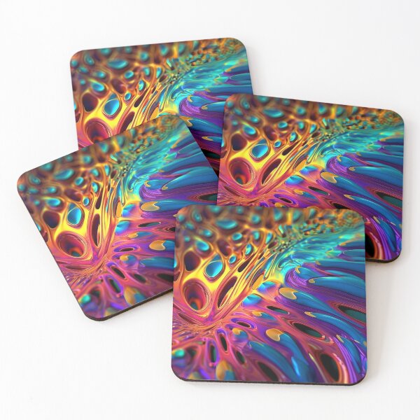 Item preview, Abstract Art in Neon colors designed and sold by KingExpressions.
