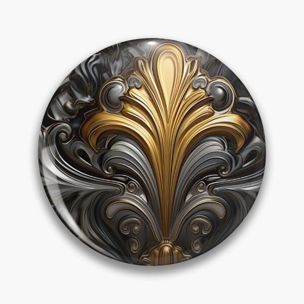 Item preview, Black and gold textured pattern designed and sold by dcrc.