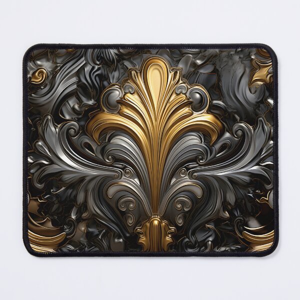 Item preview, Black and gold textured pattern designed and sold by dcrc.