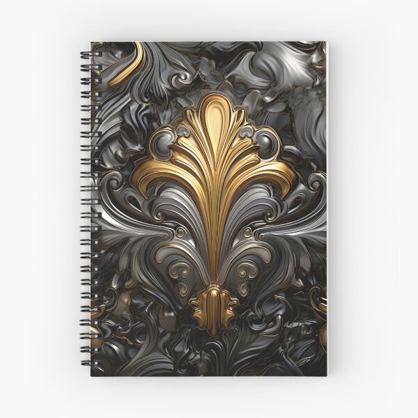 Item preview, Black and gold textured pattern designed and sold by dcrc.