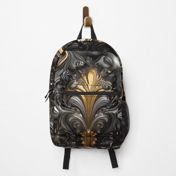 Item preview, Black and gold textured pattern designed and sold by dcrc.