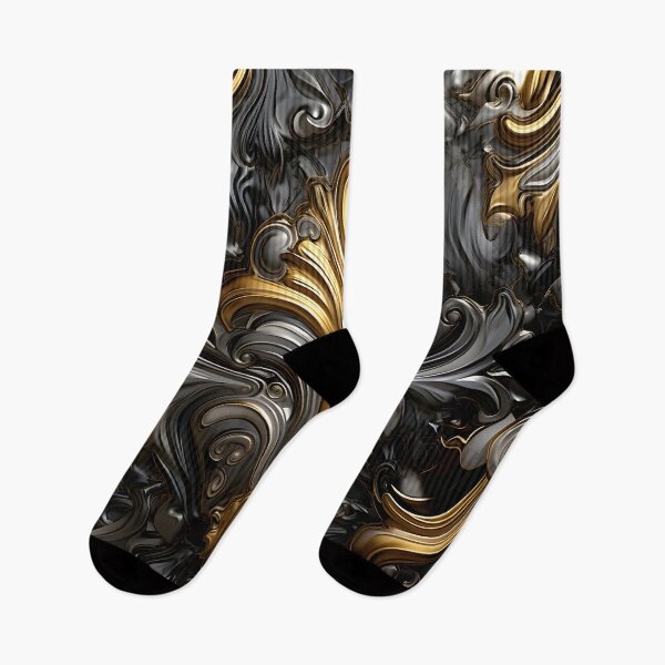 Item preview, Black and gold textured pattern designed and sold by dcrc.
