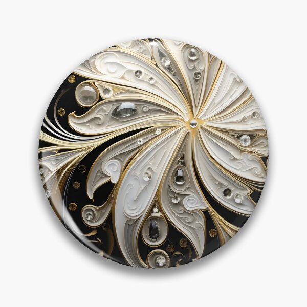 Item preview, black and gold textured pattern designed and sold by dcrc.