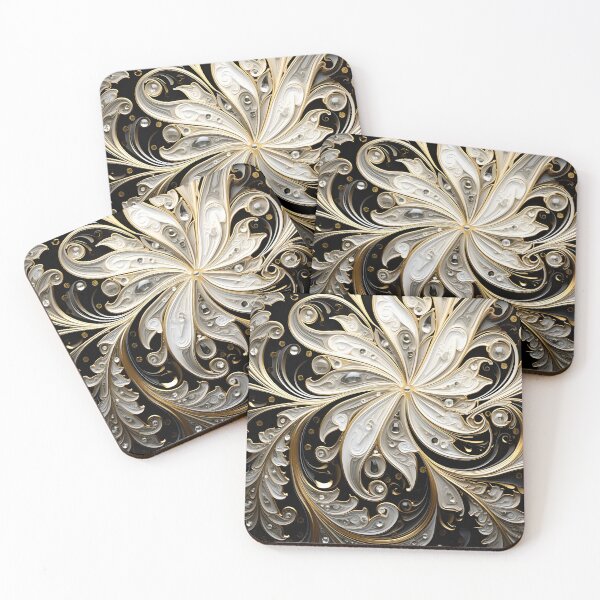 Item preview, black and gold textured pattern designed and sold by dcrc.