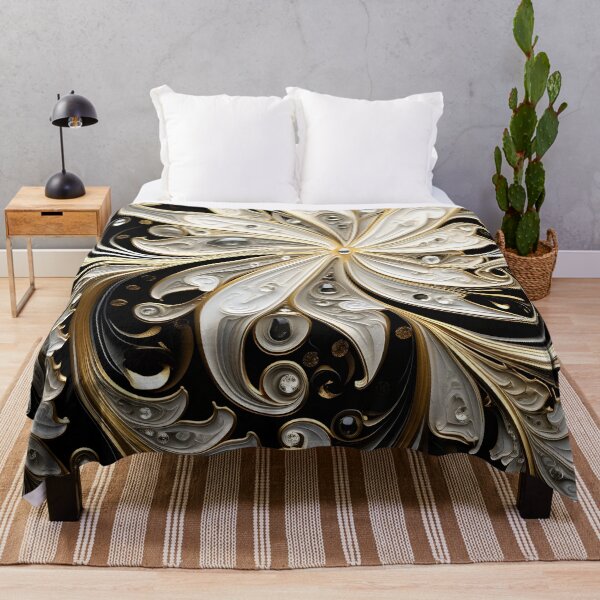 Item preview, black and gold textured pattern designed and sold by dcrc.