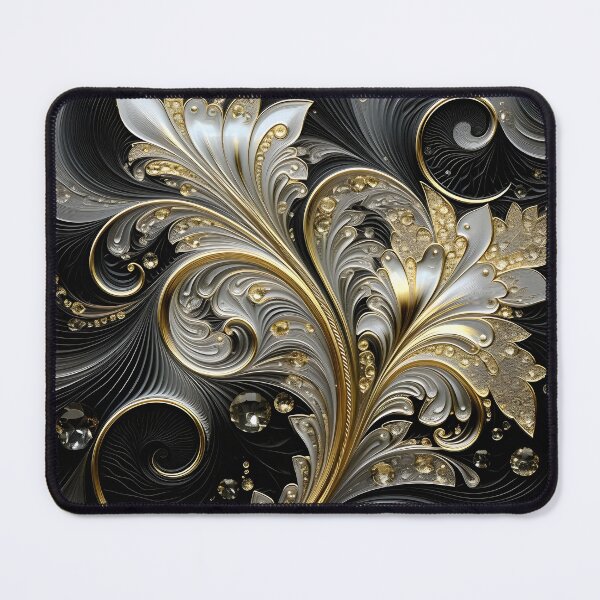 Item preview, black and gold textured pattern designed and sold by dcrc.