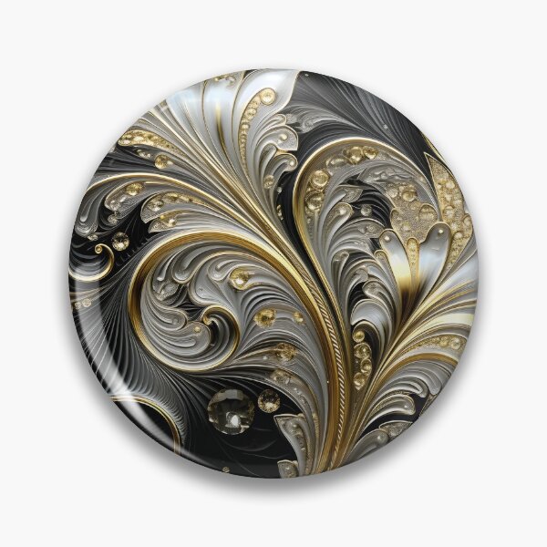 Item preview, black and gold textured pattern designed and sold by dcrc.