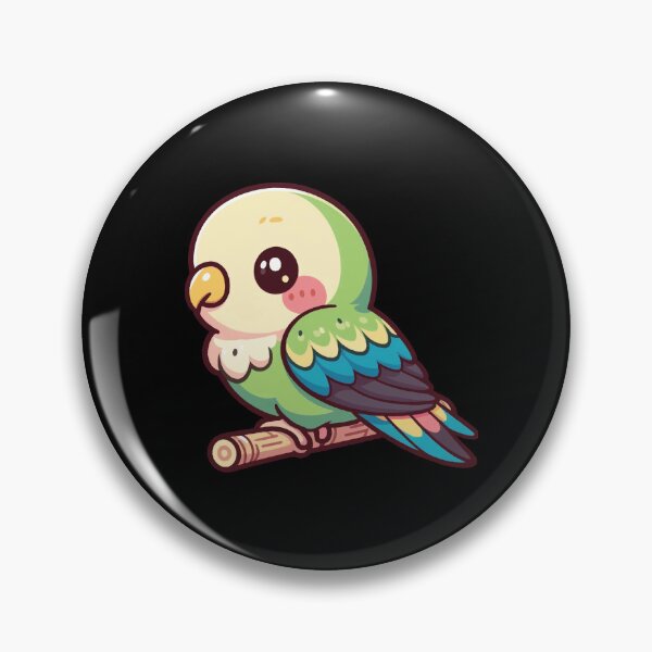 Item preview, Green Quaker Parrot designed and sold by SOMI SOMI.