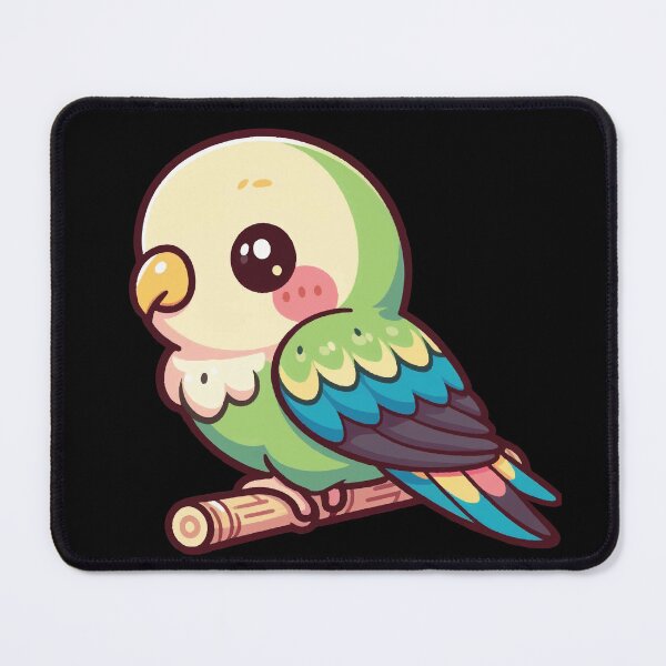 Item preview, Green Quaker Parrot designed and sold by SOMI SOMI.