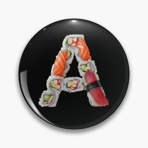 Item preview, Sushi Letter A Monogram designed and sold by ZedOhEe.