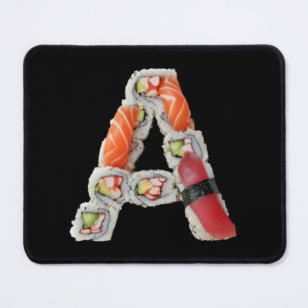 Item preview, Sushi Letter A Monogram designed and sold by ZedOhEe.