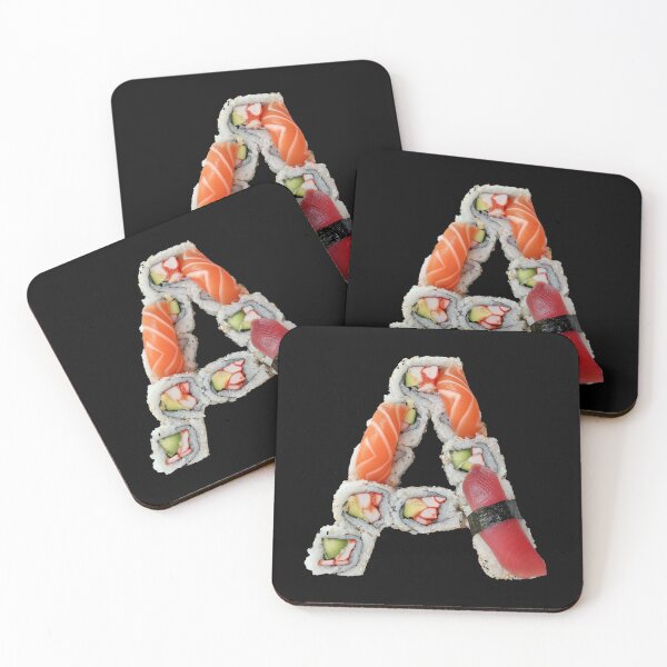 Item preview, Sushi Letter A Monogram designed and sold by ZedOhEe.