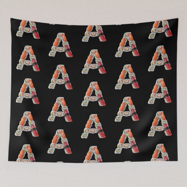 Item preview, Sushi Letter A Monogram designed and sold by ZedOhEe.