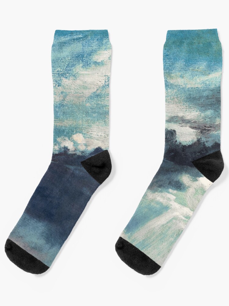 Thumbnail 1 of 5, Socks, Cloud Painting by John Constable designed and sold by howsheseesit.
