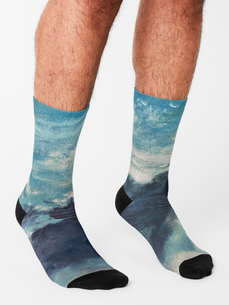 Thumbnail 3 of 5, Socks, Cloud Painting by John Constable designed and sold by howsheseesit.