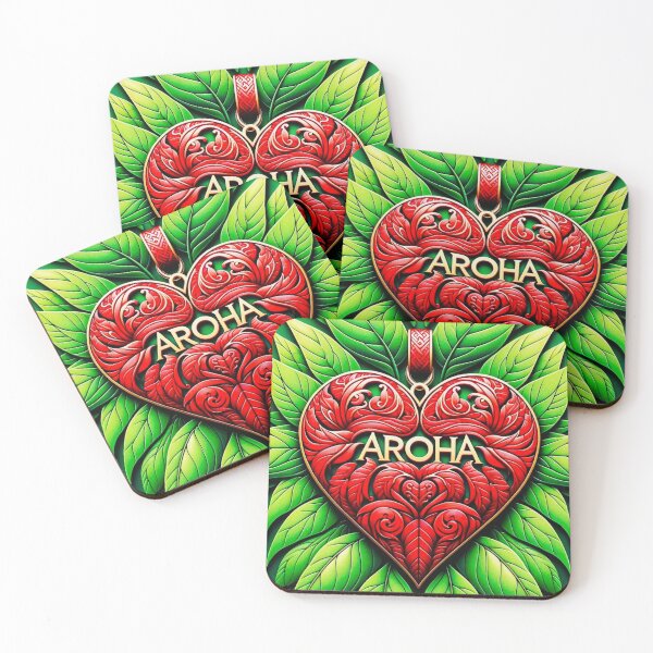 Item preview, Aroha Maori Love Heart designed and sold by Traci Coxhead.