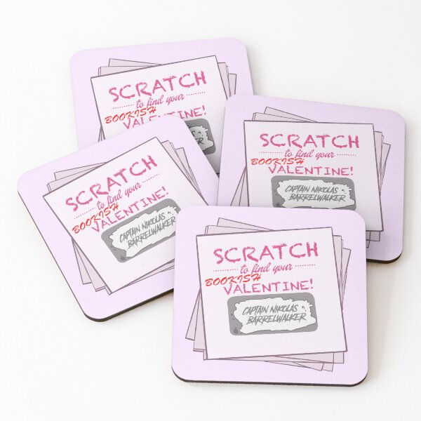 Item preview, Scratch and Find Your Bookish Valentine designed and sold by AllyInDreamland.