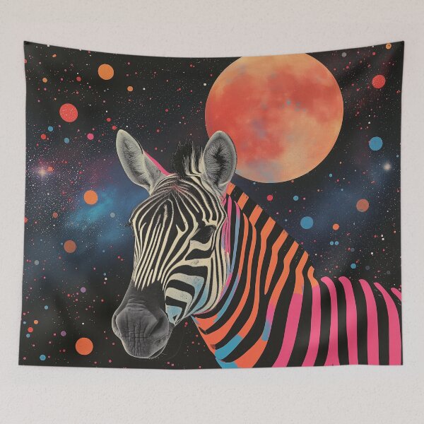 Item preview, Trippy Space Zebra designed and sold by ZedOhEe.