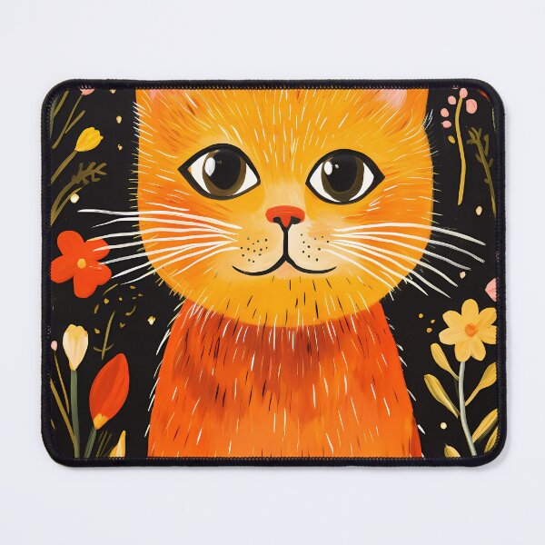 Item preview, feline cats painting abstract decorative painting designed and sold by UnaWu533.