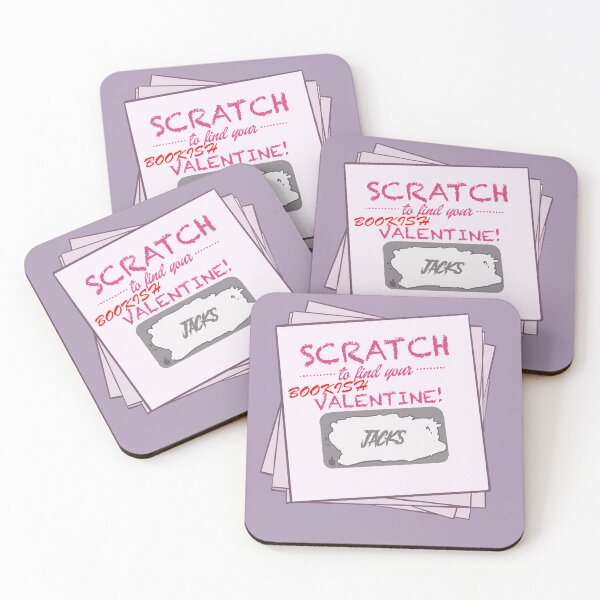 Item preview, Scratch & Find Your Bookish Boyfriend Valentine designed and sold by AllyInDreamland.