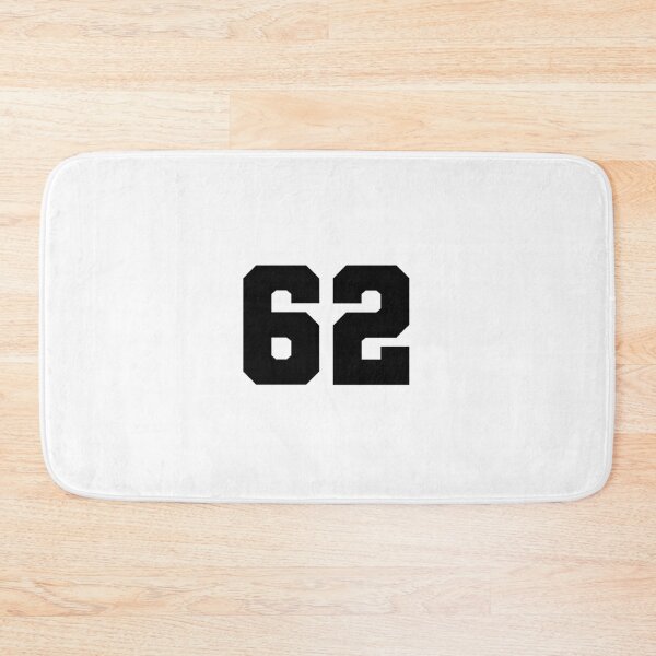 Item preview, 62, sixty two, black, soccer league designed and sold by Numbers-Art.