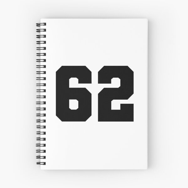 Item preview, 62, sixty two, black, soccer league designed and sold by Numbers-Art.