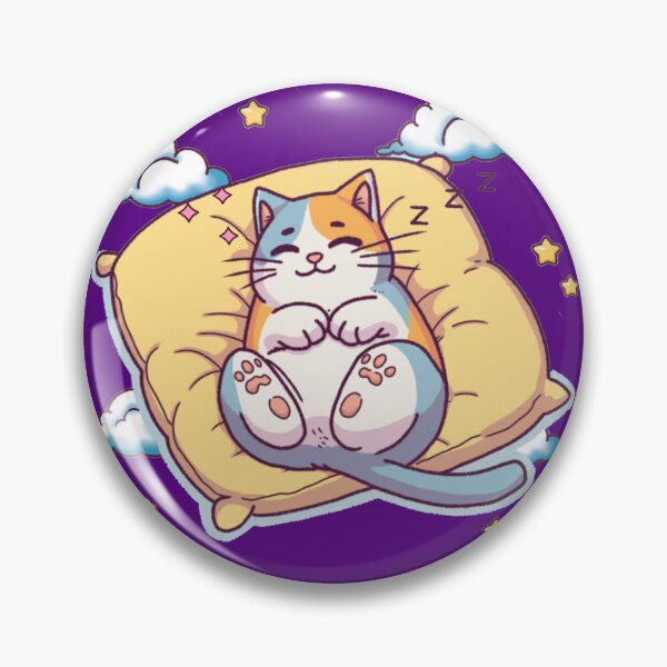 Item preview, Fancy cat sleeps comfortably. designed and sold by atika-atk.
